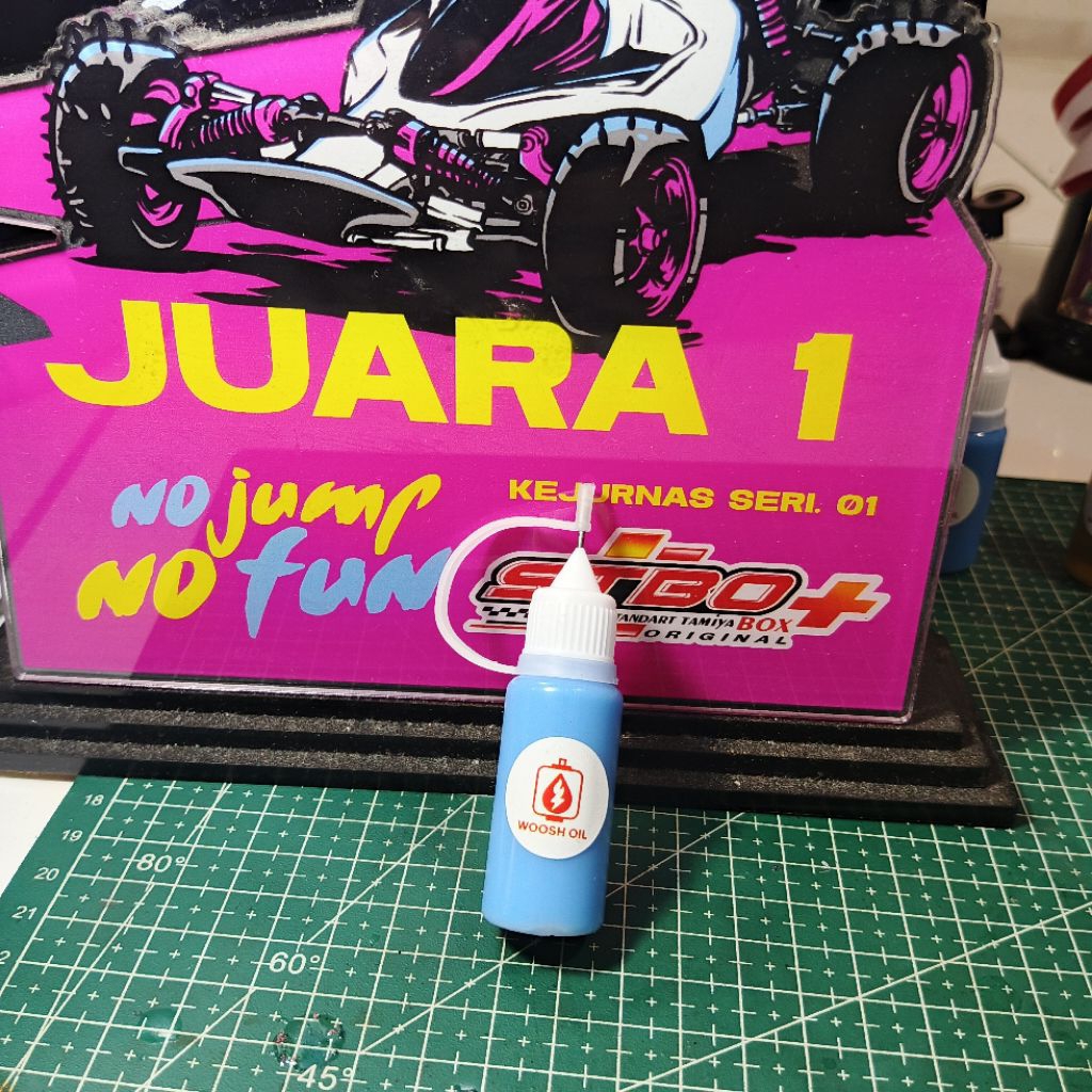 woosh oil break in mesin dinamo tamiya
