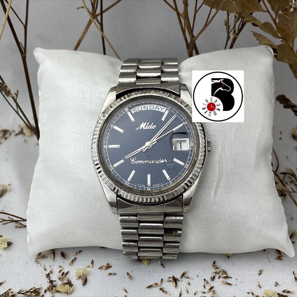 MIDO COMMANDER BLUE SPIDER DIAL