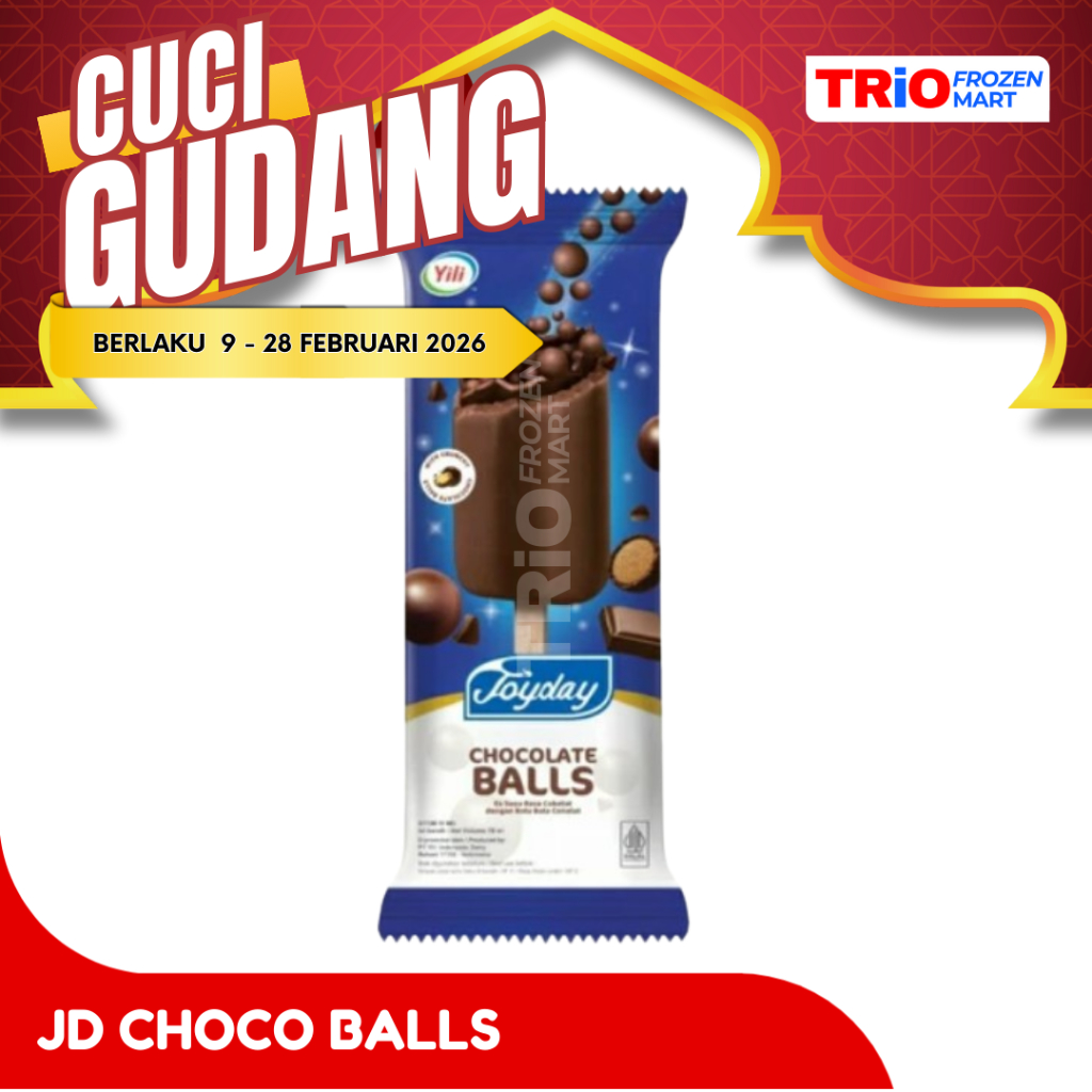 JOYDAY CHOCOLATE BALLS  ICE CREAM / ES KRIM