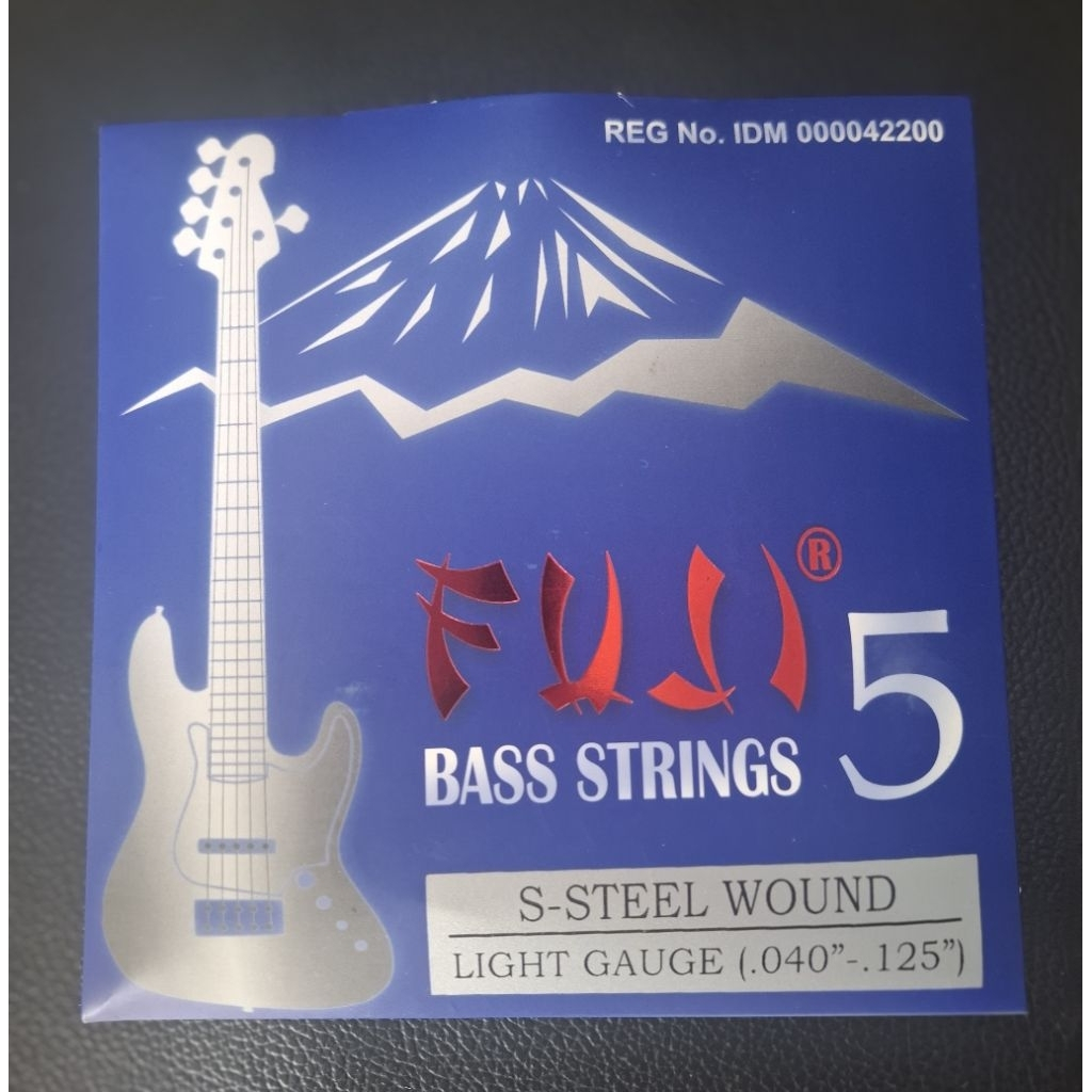 SENAR BASS 5 SENAR MERK FUJI / BASS STRING 5 SENAR