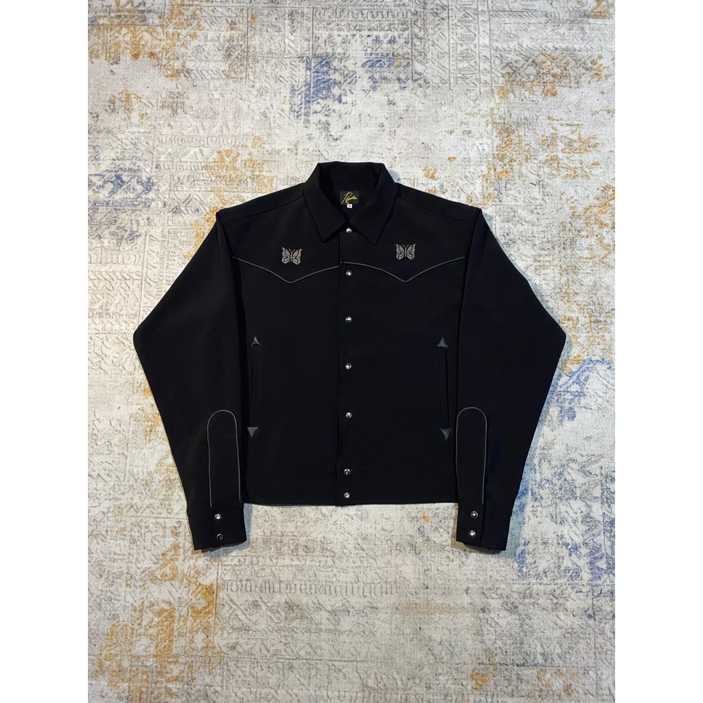 needles piping cowboy jacket - black