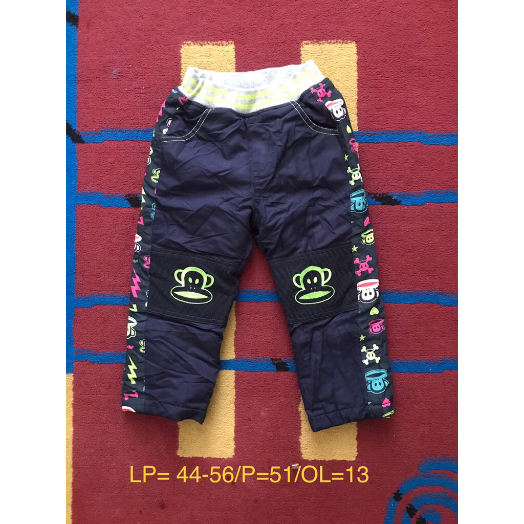 celana winter ski snowboard musim dingin anak paul frank second lik new