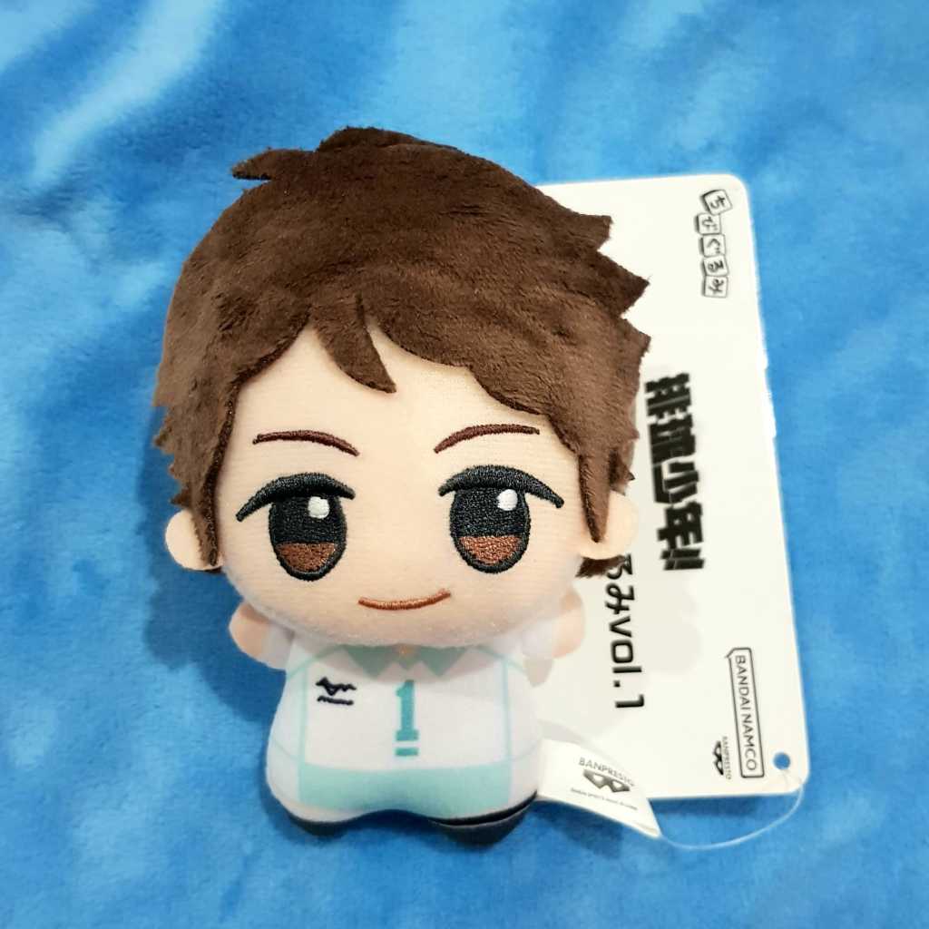 chibigurumi haikyuu oikawa toruu hq haikyu original new with tag nui anime plush plushie keychain bo