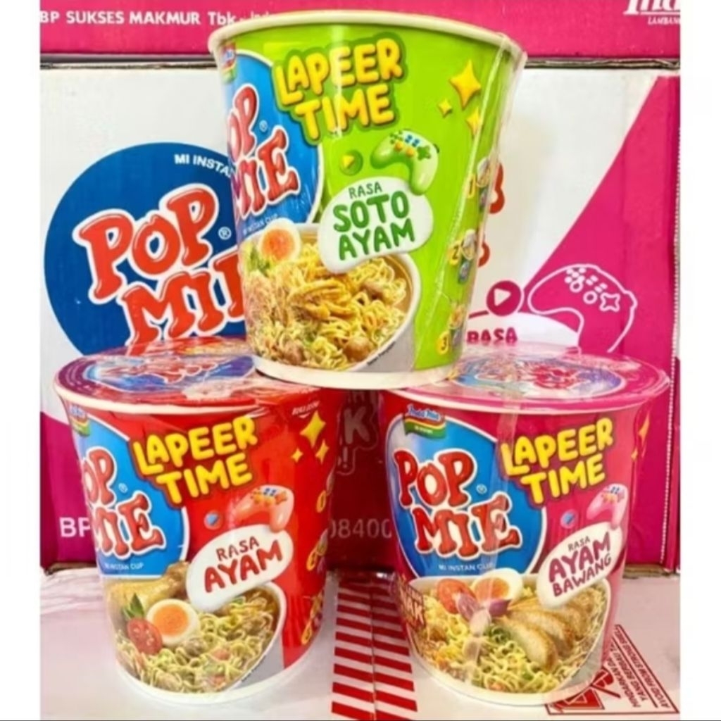 Pop mie 1 karton ( CAMPUR ) isi 24 pcs | Promo murah pop mie 1 karton