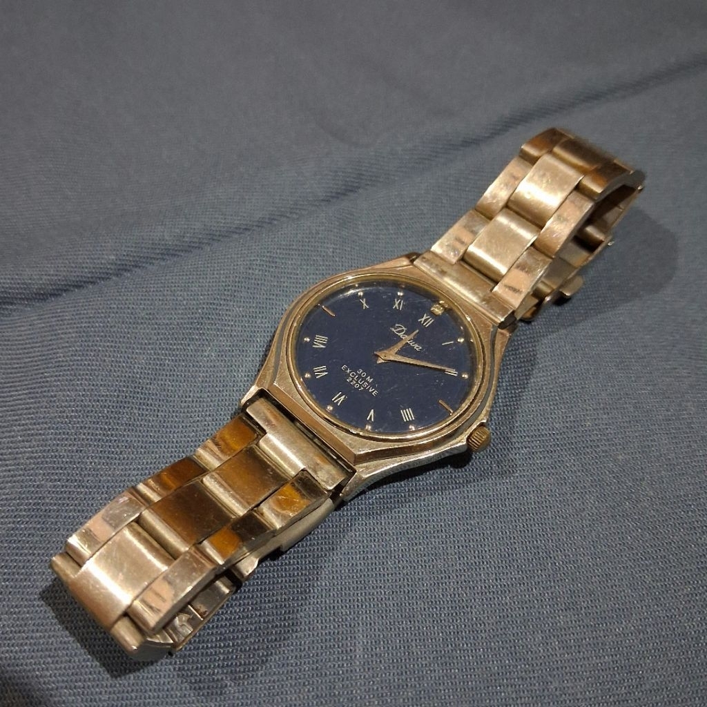 [harga nett] jam tangan wanita daiwa asli 2 jarum