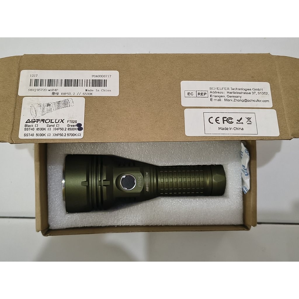 SENTER LED ASTROLUX FT02S NOS