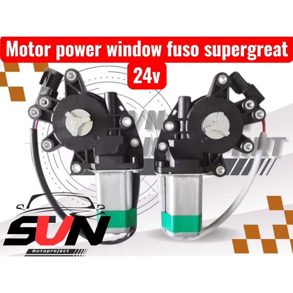 Motor power window 24V /Dinamo Kaca Pintu FUSO Supergreat/Dinamo Power Window FUSO Supergreat 24 VOL