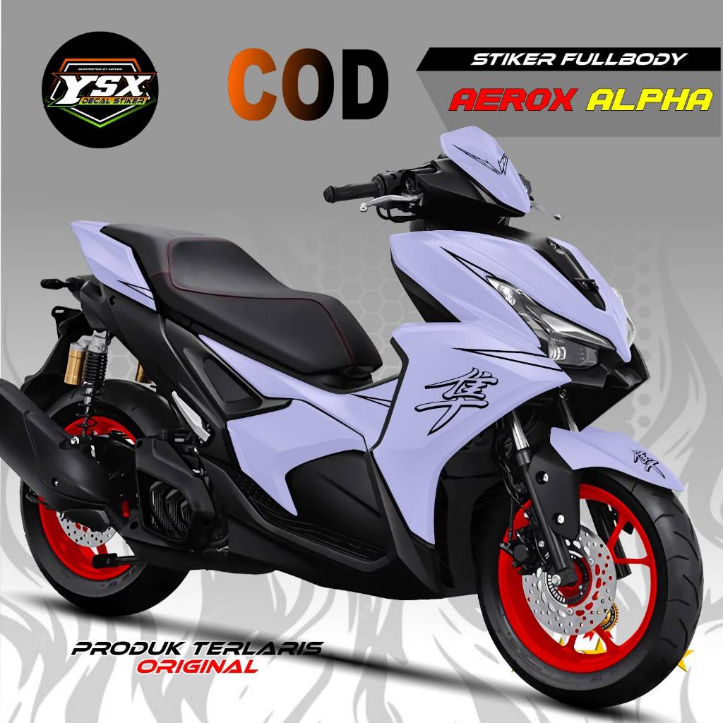 Decal Sticker Fullbody Aerox Alpha Polos 26