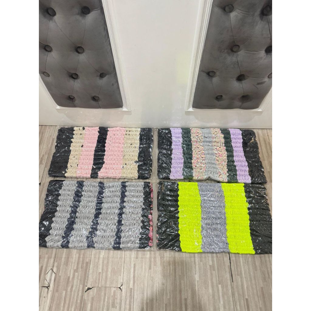 Keset lantai mutiara/keset kain tebal/menyerap air.