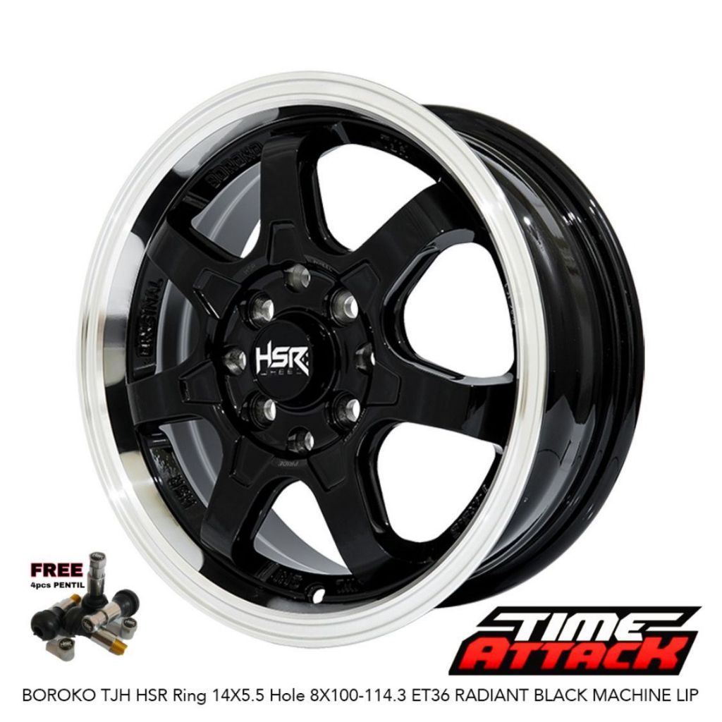 Velg Hsr Boroko Tjh Ring 14 Velg Mobil Xenia Agya Brio Karimun Datsun Go Velg Hsr R14