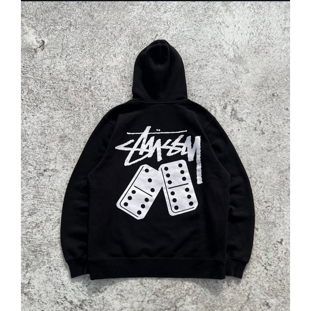 Hoodie stussy dadu unisex full tag jaket stussy pria