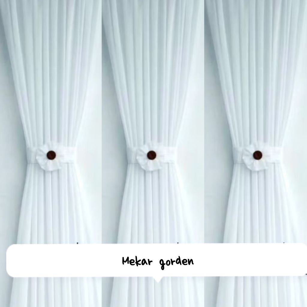 Gorden kupu kupu jendela minimalis Bahan vitrase