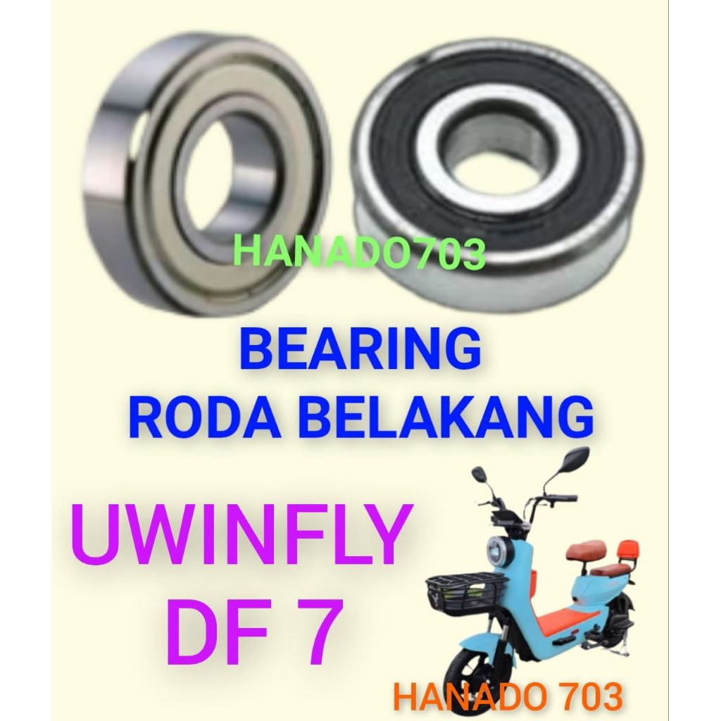 bearing roda belakang sepeda listrik uwinfly DF7 laker klahar roda dinamo belakang sepeda listrik uw