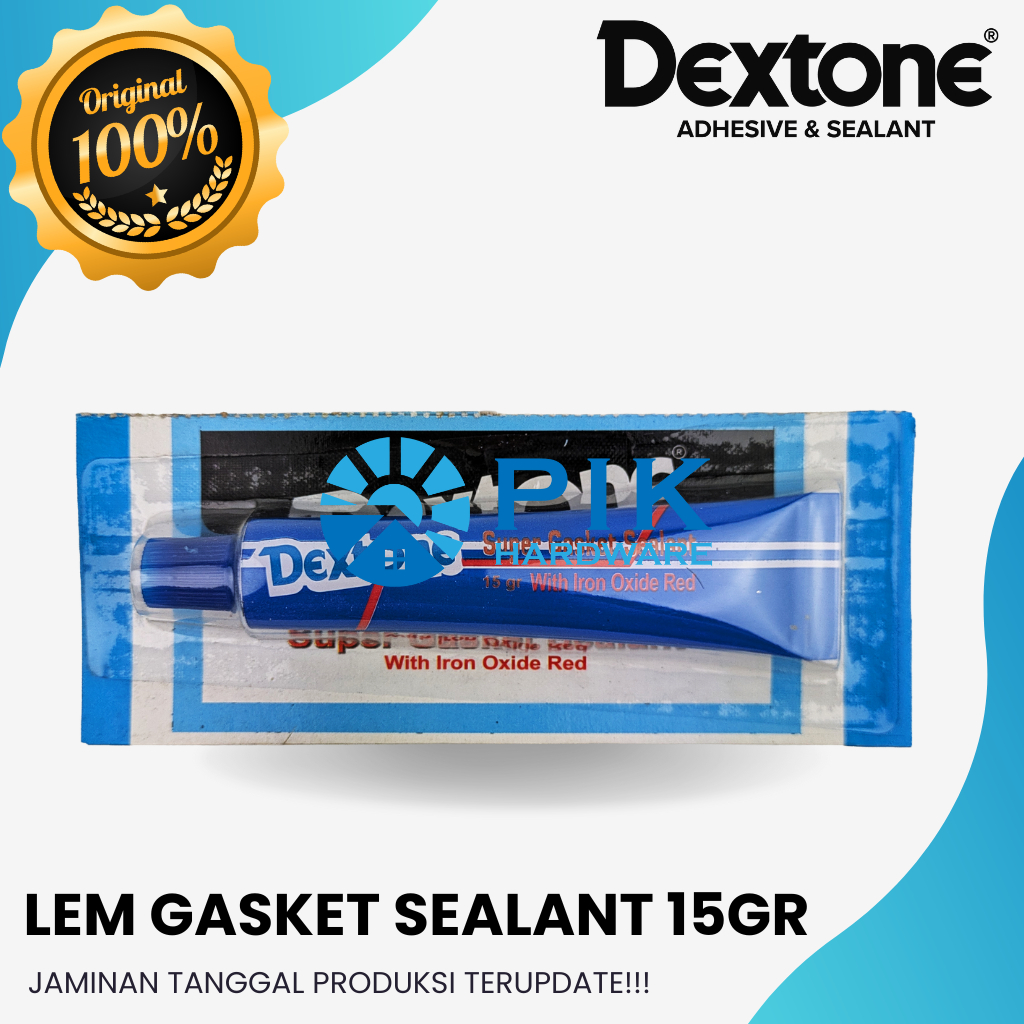 LEM GASKET DEXTONE 15 GRAM - LEM SILICONE SEALANT RTV TAHAN PANAS