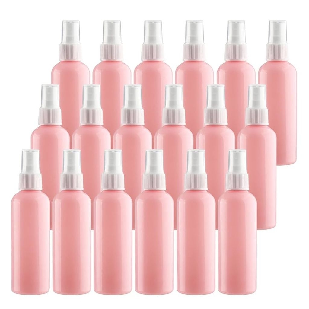 Botol Plastik 250ML PINK CLEAR Plastik PET | botol kosong plastik spray sprey PET wadah tempat isi u