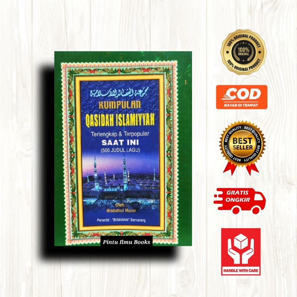 Buku Kumpulan Qasidah Sholawat Terpopuler Lengkap 500 Judul - Buku Qosidah Populer