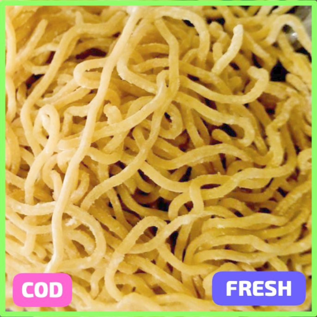 1 Kg 20 PORSI Mie Basah Mentah Kenyal UNTUK BAKMI / MIE AYAM / MIE GACOAN / FRESH NOODLE/ MIE AYAM J