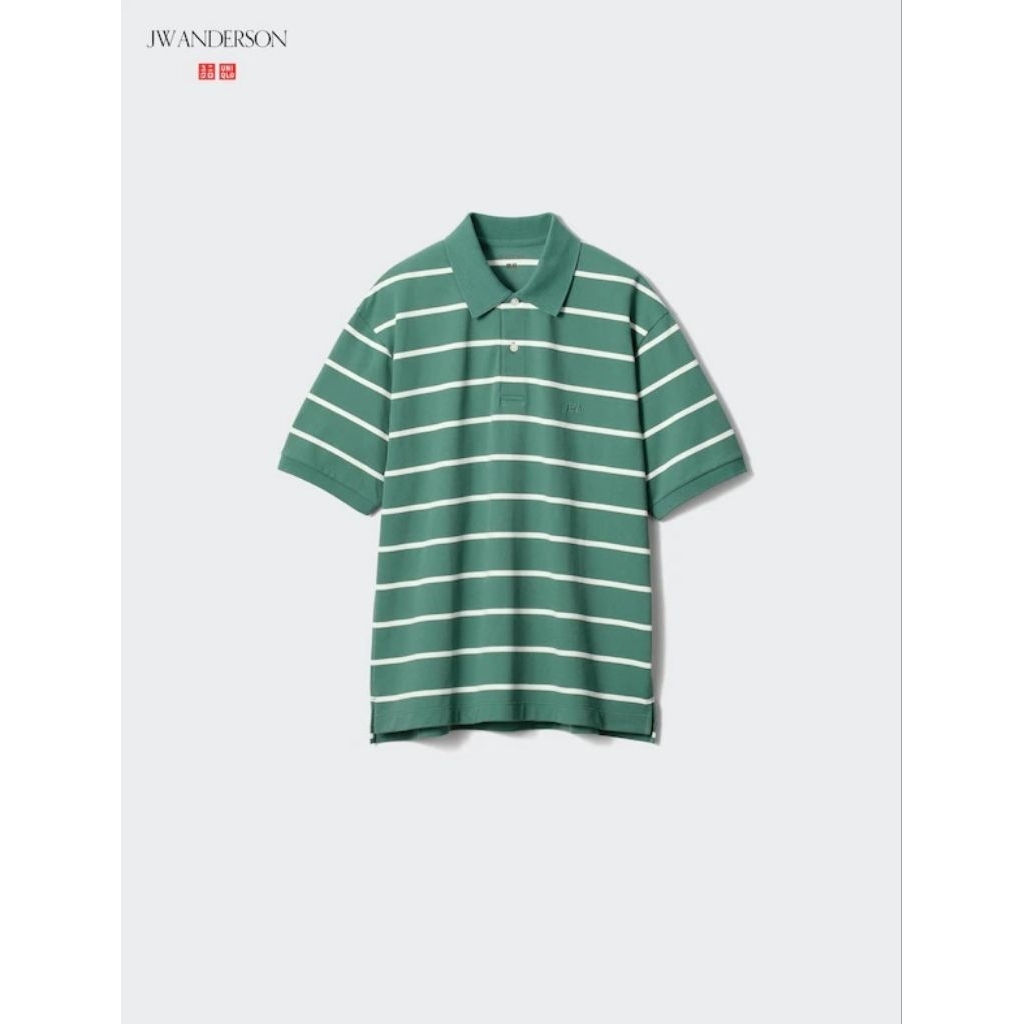 Kaos Polo Dry Pique Garis UNIQLO original