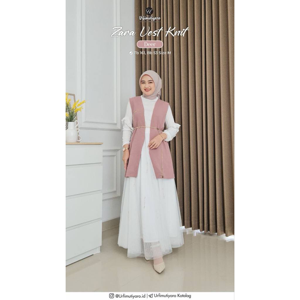 Urfimutiyaro-Zara Vest Only Knit