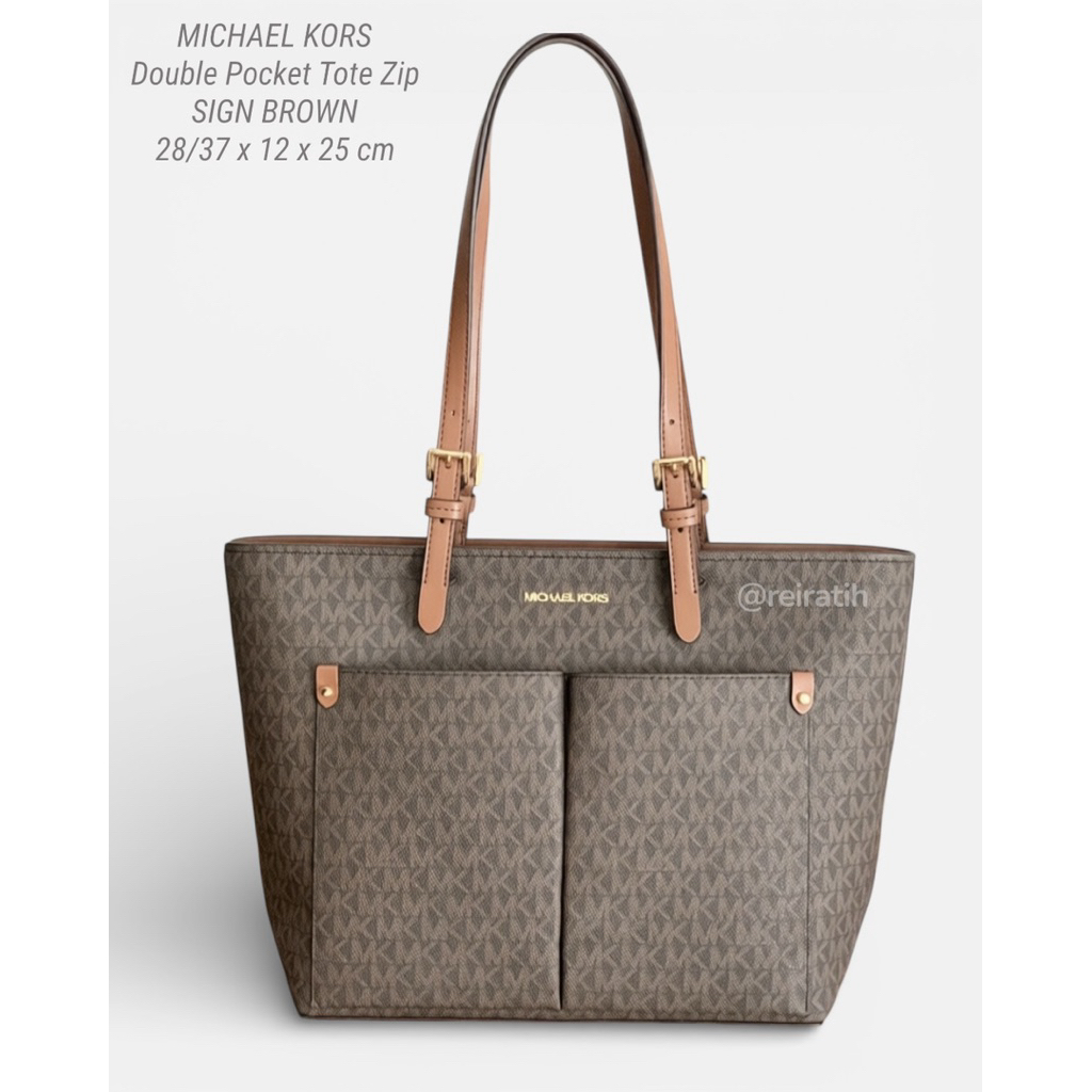 Tas Wanita Jetset Double Pocket Tore MK (100% original)