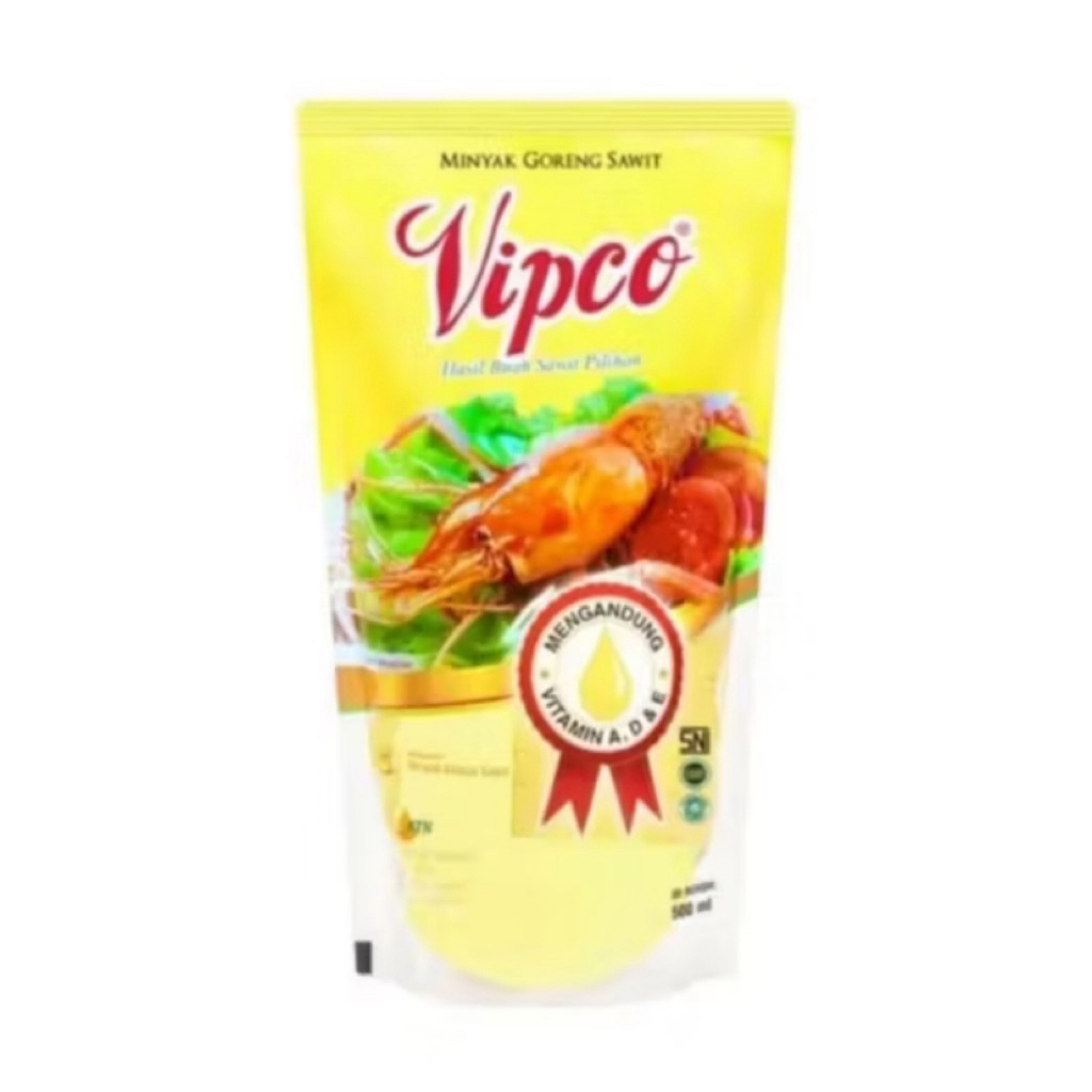 VIPCO MINYAK GORENG 500ML_MINYAK GORENG MURAH_MINYAK GORENG VIPCO