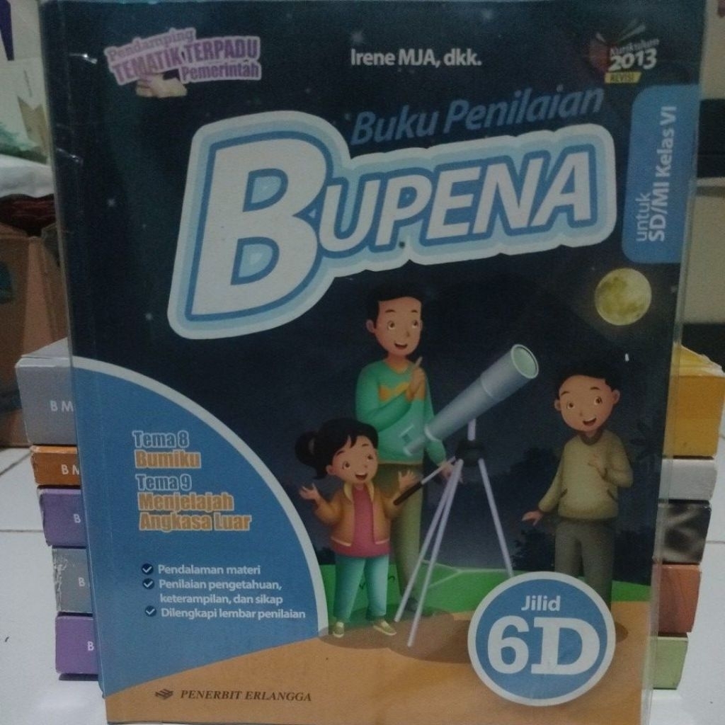 BUPENA  K13 REVISI KELAS 6 JILID 6D  ERLANGGA