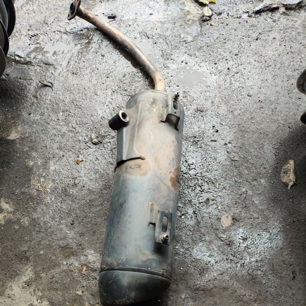 knalpot bahan bobokan Aerox Lexy old original bekas