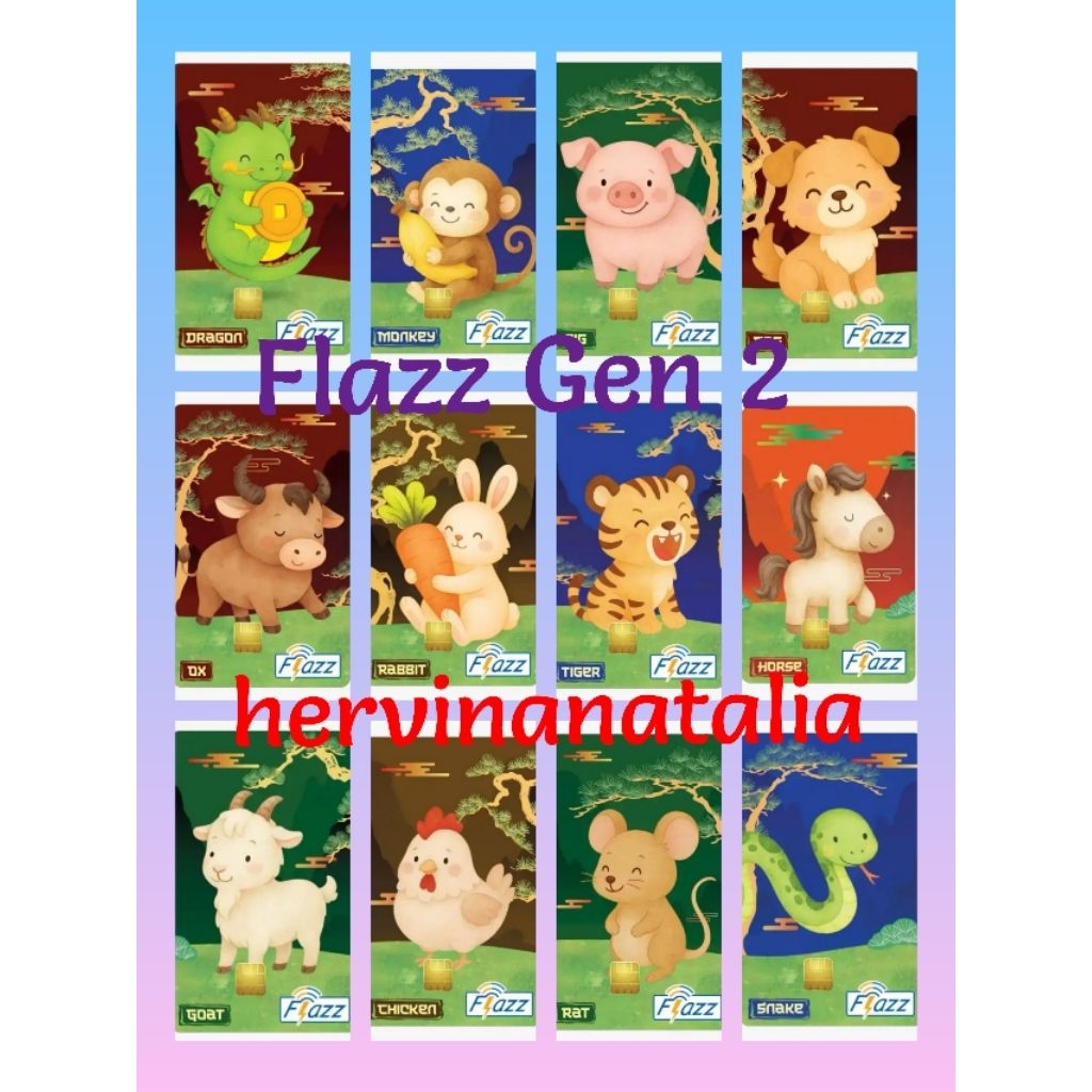 Flazz Generasi 2 / Flazz Gen 2 LIMITED EDITION IMLEK 12 Shio