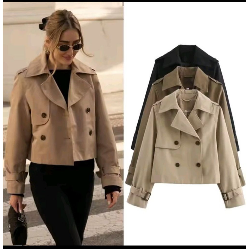 jaket crop wanita / blazer / blazer crop / blazer crop wanita / blazer wanita korean style / jaket c