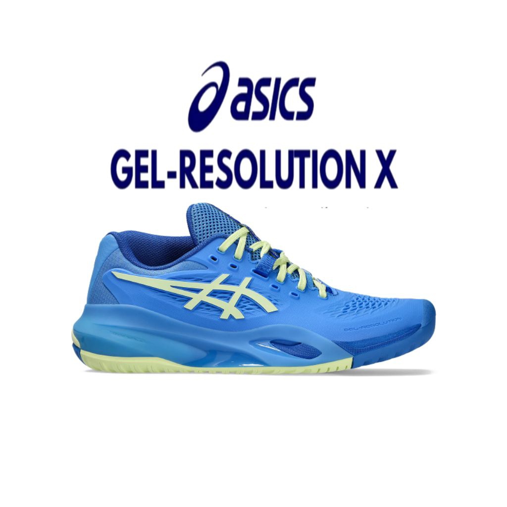 Sepatu Asics Gell Resolution X Tenis Blue Huddle Yellow