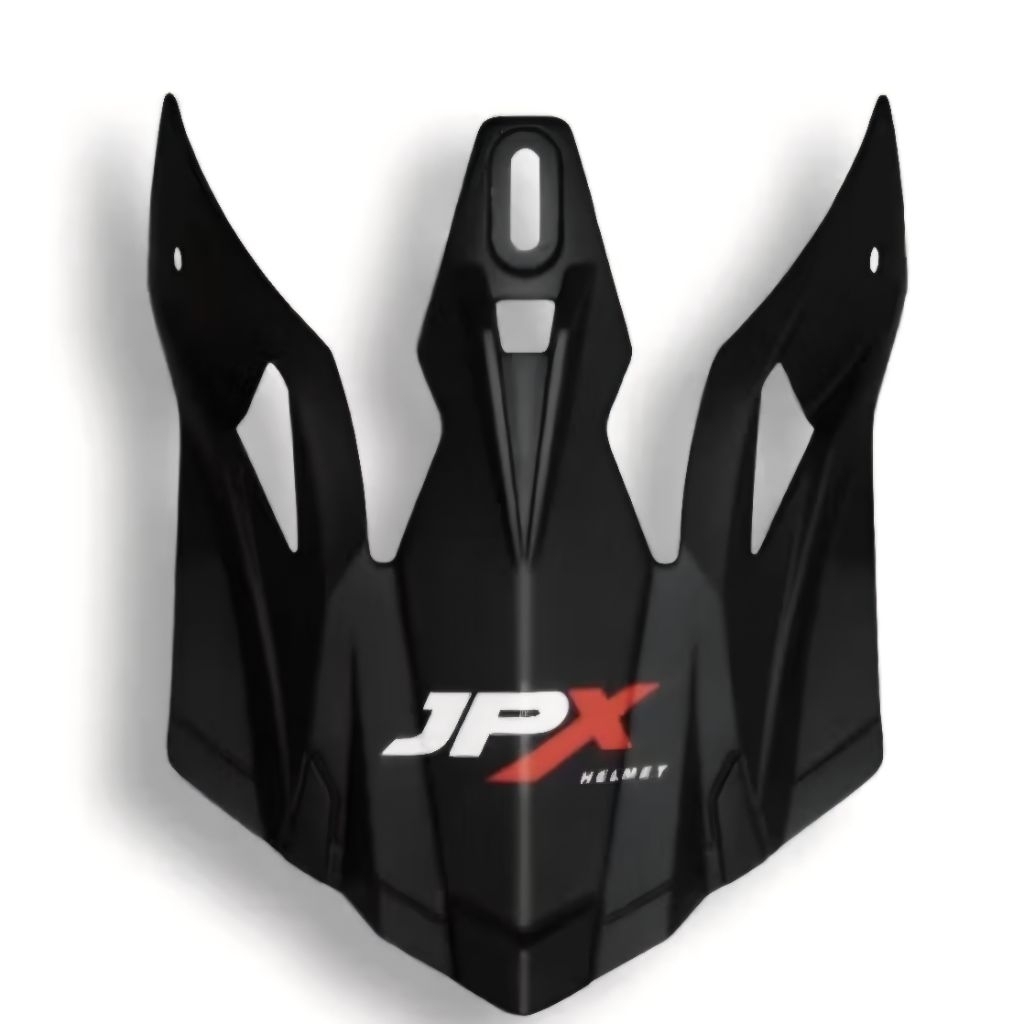 PET helm trail JPX cross Fox 1 JPX parts hitam doff