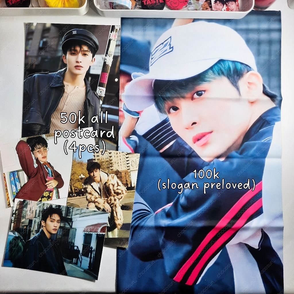 [BACA DESKRIPSI] Postcard The Firstfruit Mark Lee Slogan Mark lee baseball universe unsealed prelove