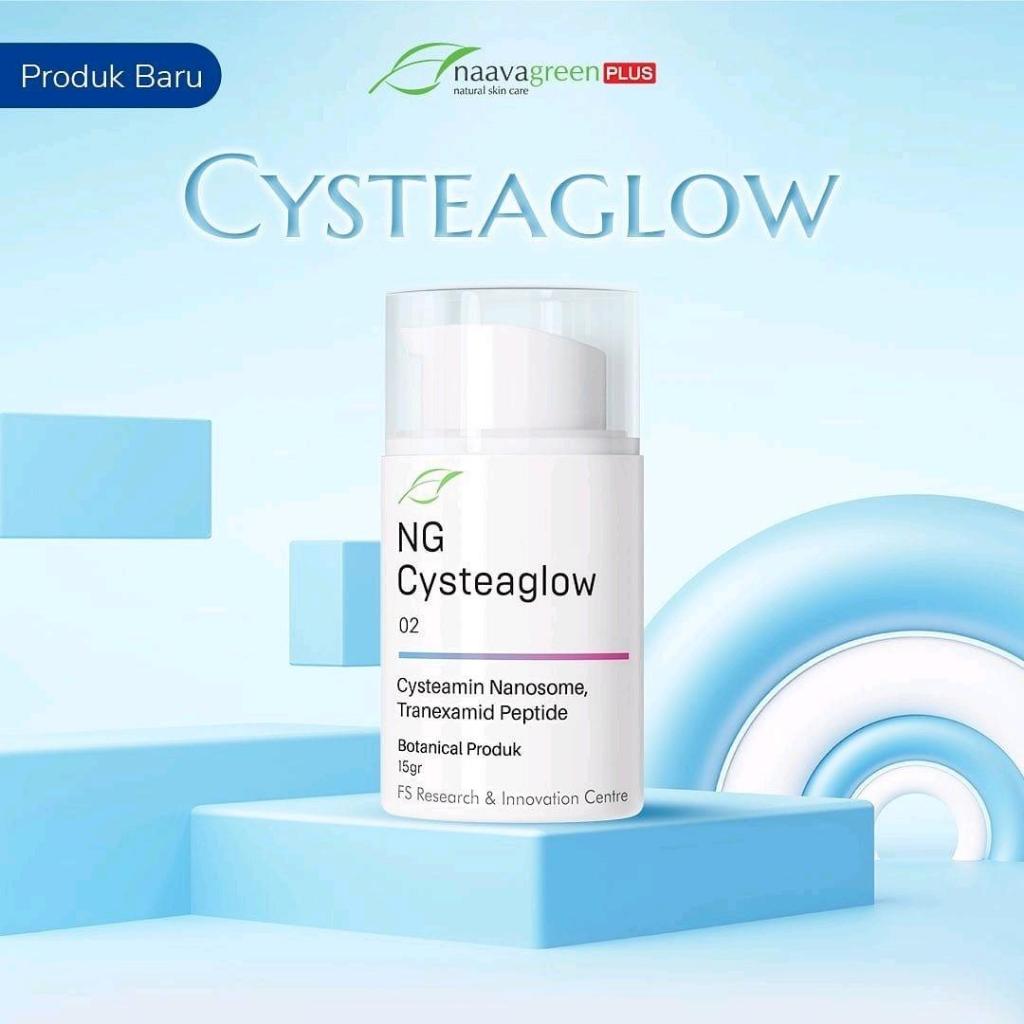 Naavagreen Cysteaglow Serum – Serum Wajah Mencerahkan, Samarkan Flek Hitam & Melembapkan Kulit