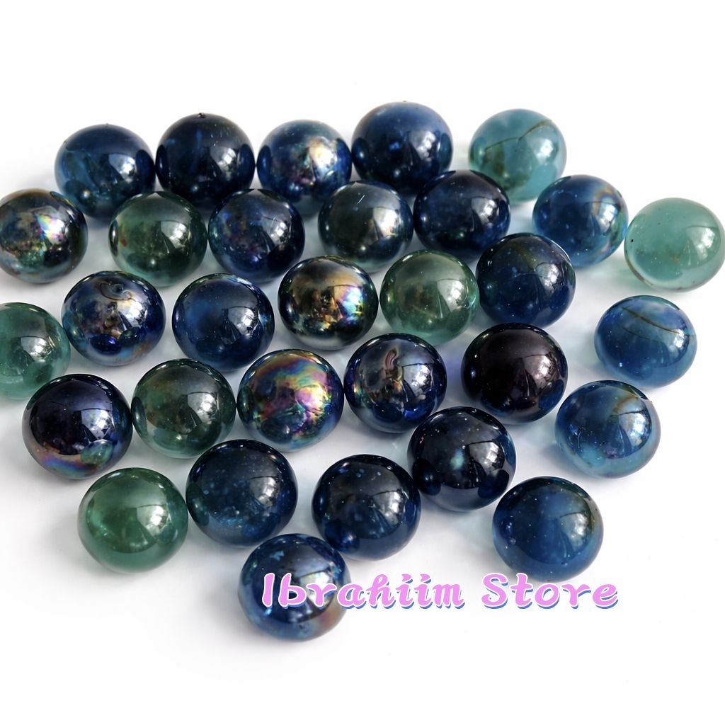 1/2 Kg Kelereng Metalik Isi kurleb 95 Pcs / Mainan Anak Kelereng Jadul Warna Warni / 1 Kg Mainan Kel