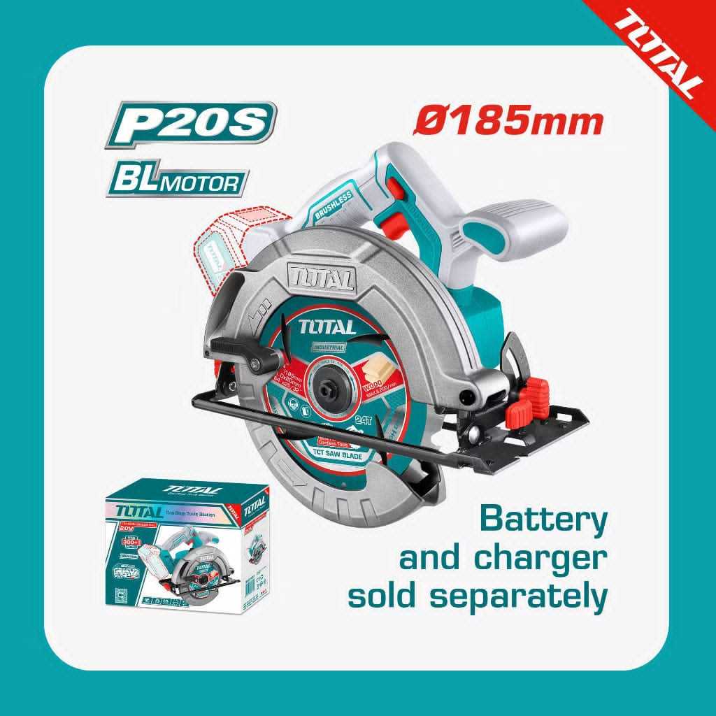 TOTAL TOOLS Cordless Circular Saw TSLI1851