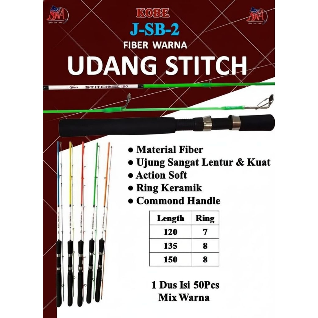 JORAN FIBER KOBE STICH 135 150 / JORAN FIBER SOLID LENTUR