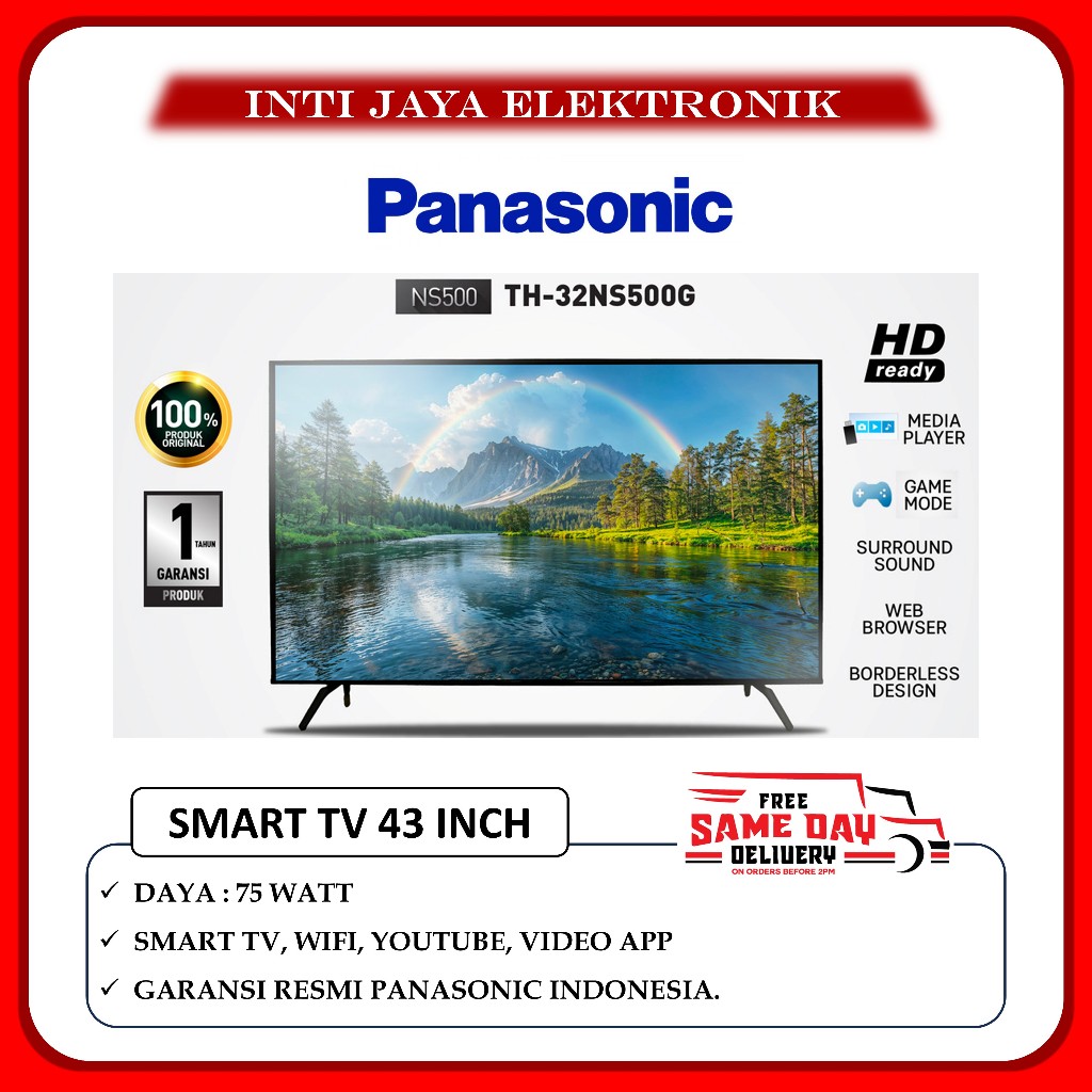 Panasonic TH-43NS500G Full HD LED Smart TV [43 Inch] 43 INCH