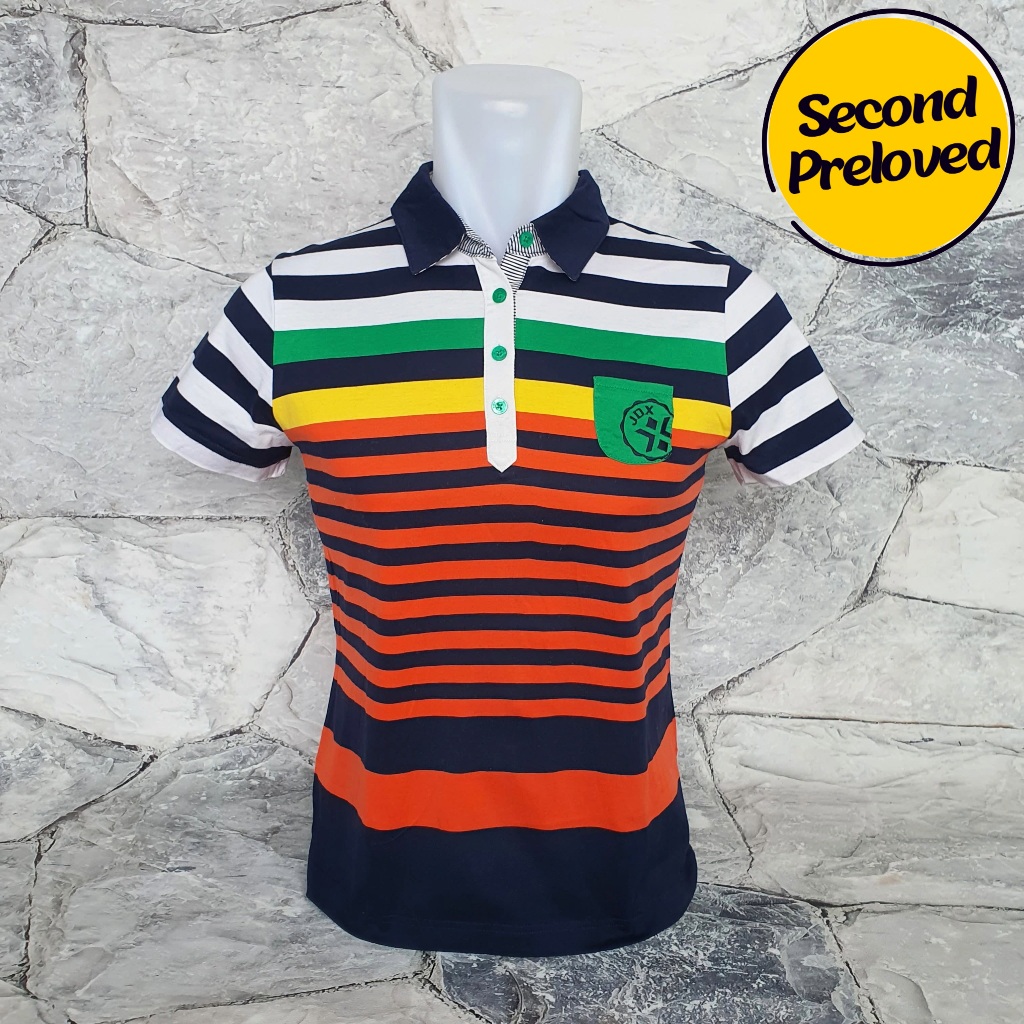 Baju Kaos Polo JDX - Size S / LD 46 cm - Original - Used