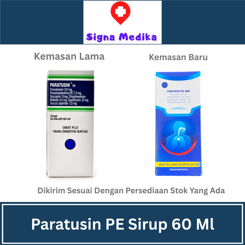 Paratusin PE sirup 60ml - Obat Batuk Dan Pilek