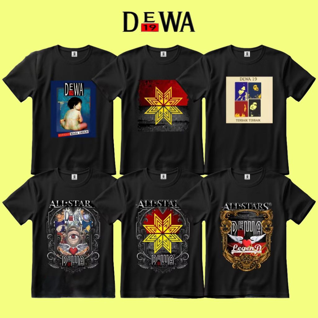 KAOS DEWA 19 // TSHIRT DEWA 19 // KAOS BAND LEGEND