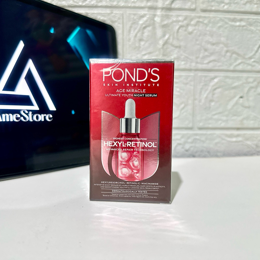 Ponds Age Miracle Night Serum 14gr - Serum Wajah Anti Aging