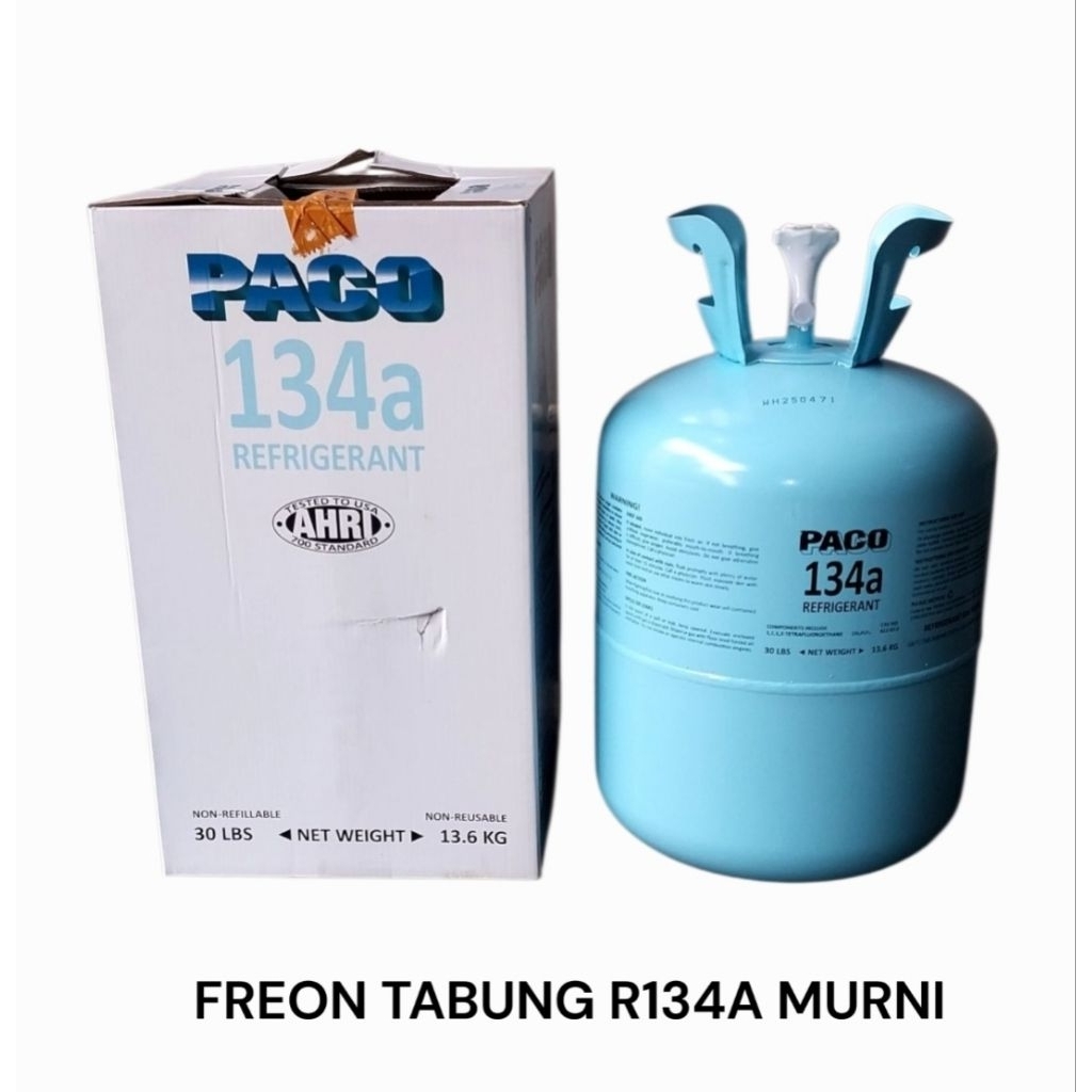 FREON TABUNG R134A ASLI HFC-134a FREON AC MOBIL MURNI 1 GALON