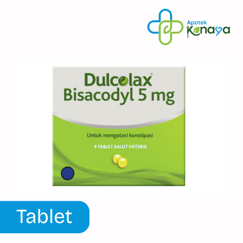 Apotek Kanaya - Dulcolax 4 Tablet Obat Pencachar Atau Sembelit