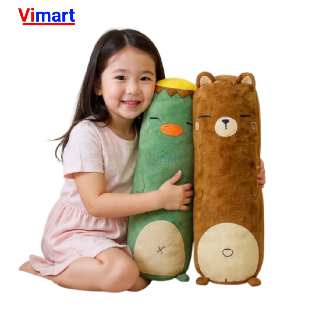 ( Vimart ) Bantal guling anak karakter hewan lucu bahan lembut bisa dicuci