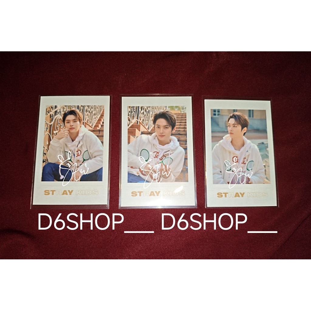 [LAST STOCK] OFFICIAL PHOTOCARD LEEKNOW POLAROID Straykids SKZ UNLOCK GO LIVE IN LIFE (Baca Deskrips