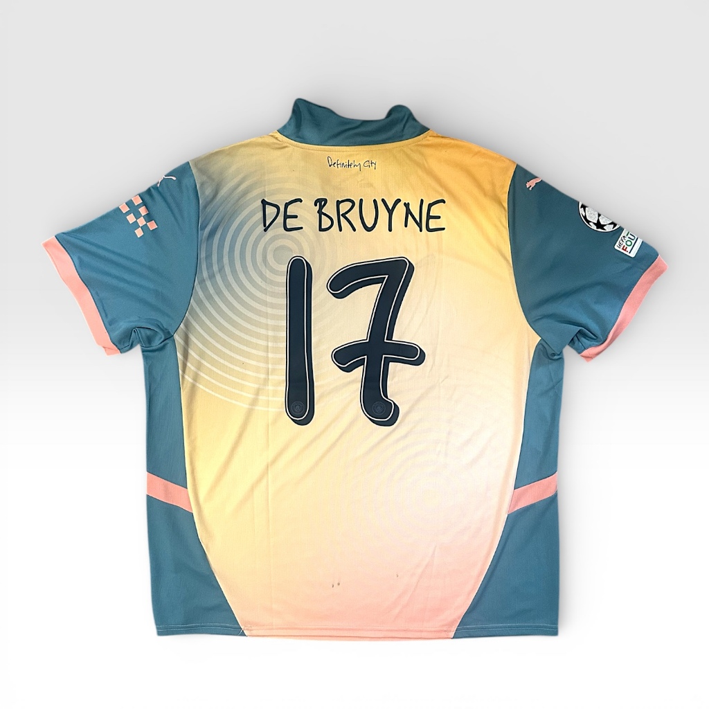 Jersey Manchester City Third Kit  2024/2025 versi PLAYER ISSUE (AUTHENTIC) Kevin De Bruyne #17.
