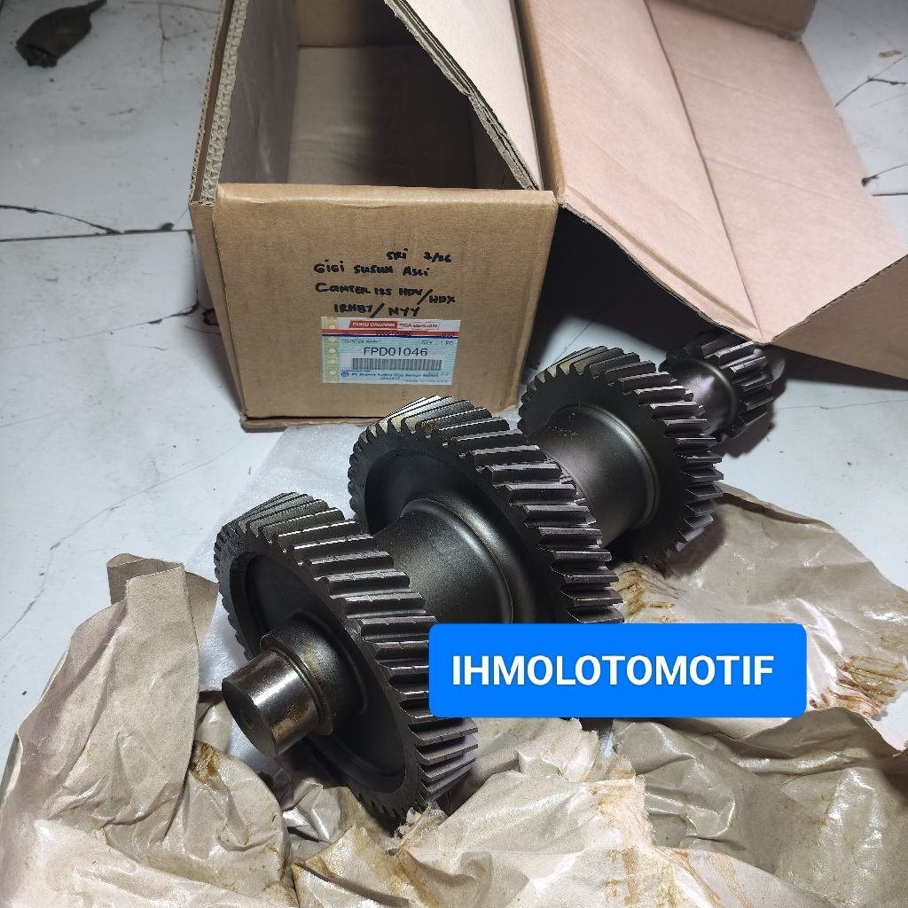 GIGI SUSUN/COUNTER SHAFT CANTER 125/136 HDV/HDX ALL ME533855/ME530022/ME535180 ASLI KTB 100%