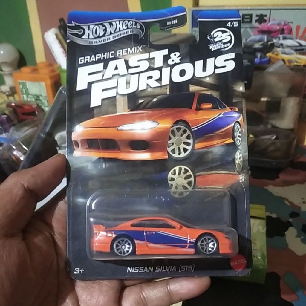 diecast hotwheels nissan silvia s15 graphic remix