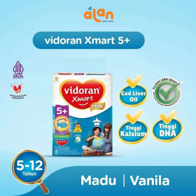 Vidoran Xmart 5+ 800g -  Susu Pertumbuhan Anak 5-12 Tahun