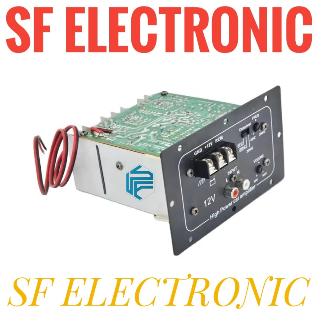 Power kit bass tube Aktif DC 12volt buat angkat subwoofer 10inch berkualitas